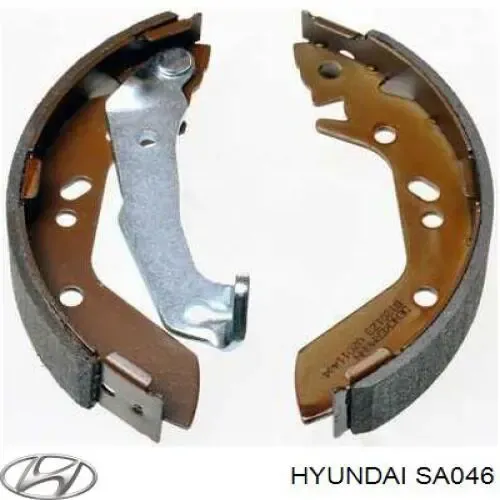 Задние барабанные колодки SA046 Hyundai/Kia