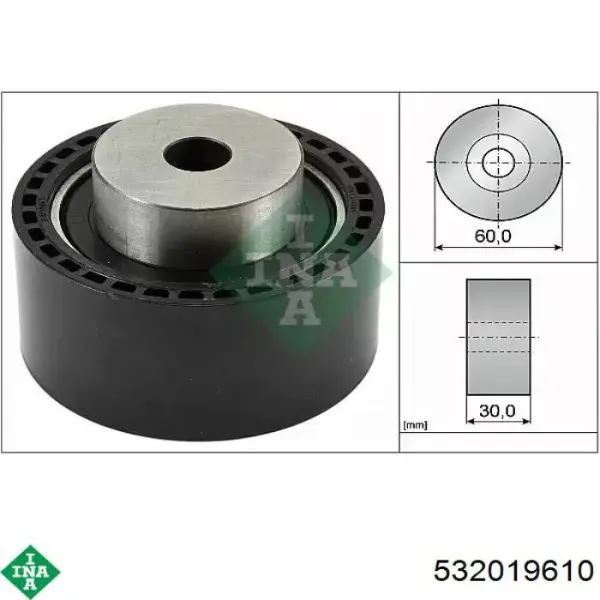 532019610 INA Паразитный ведущий ролик