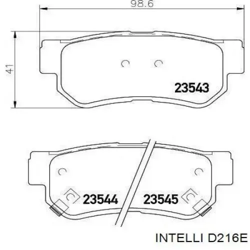 Купить 1016A116GN3501080 HoT-Parts Колодки тормозные