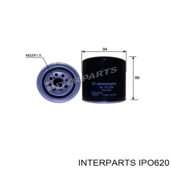 Масляный фильтр IPO620 Interparts