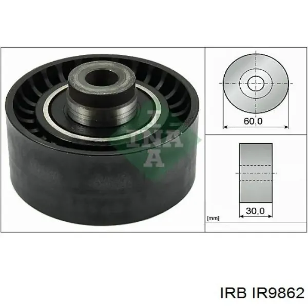 Ролик ремня ГРМ, паразитный IRB IR9862