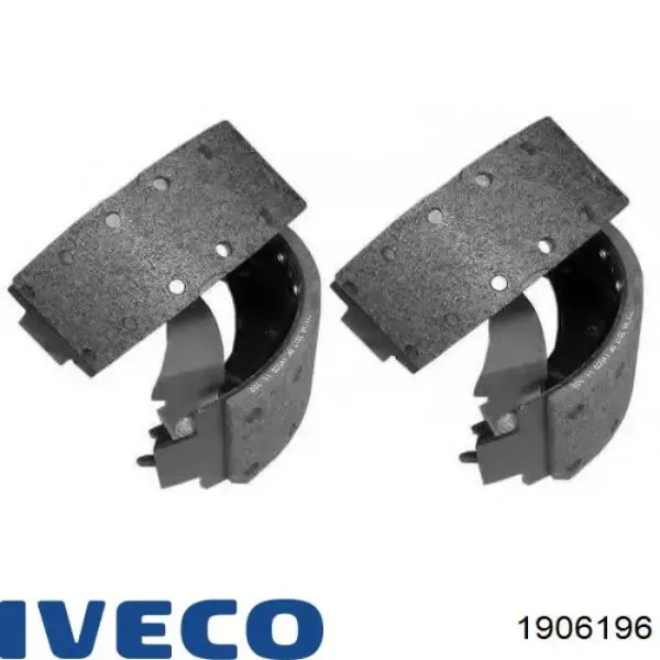 Задние барабанные колодки 1906196 Iveco