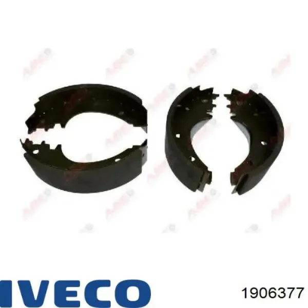 Задние барабанные колодки 1906377 Iveco