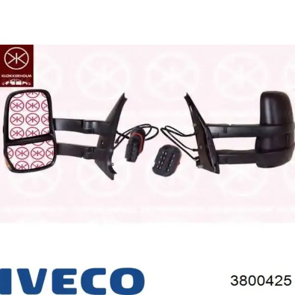Правое зеркало 3800425 Iveco