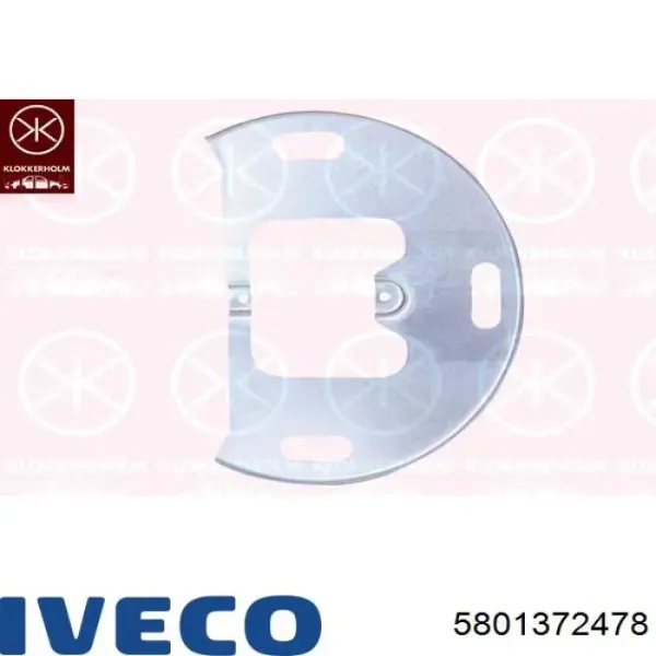Защита тормозного диска переднего 5801372478 Iveco