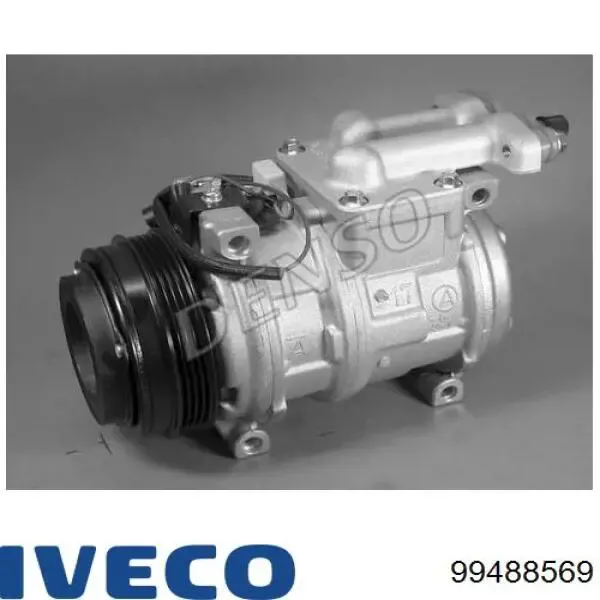 Компрессор кондиционера 99488569 Iveco