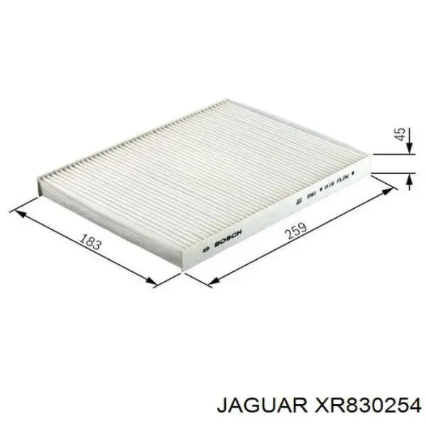 Купить XR830254 Jaguar Фильтр салона угольный