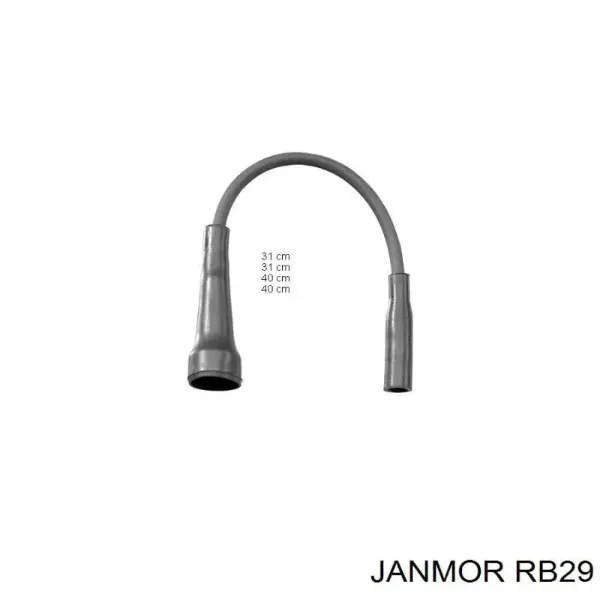 Высоковольтные провода RB29 Janmor