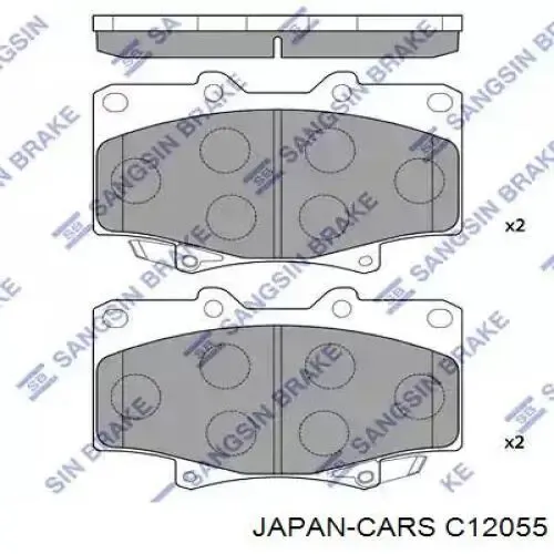 Передние тормозные колодки C12055 Japan Cars