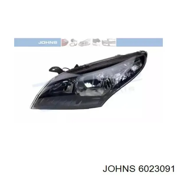 Левая фара 20B876052B TYC