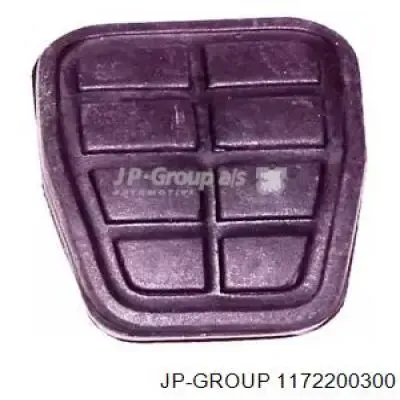 Накладки педалей, комплект JP GROUP 1172200300