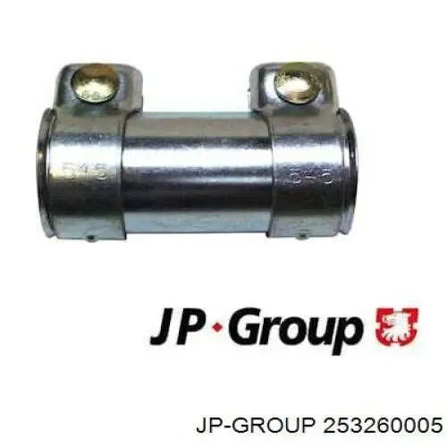 Хомут глушителя передний 253260005 JP Group