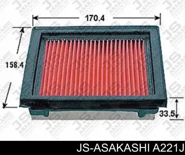 Воздушный фильтр A221J JS Asakashi