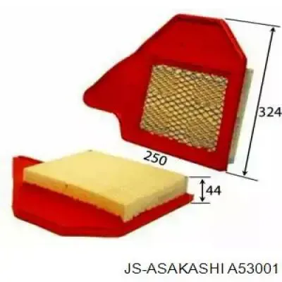 Воздушный фильтр A53001 JS Asakashi
