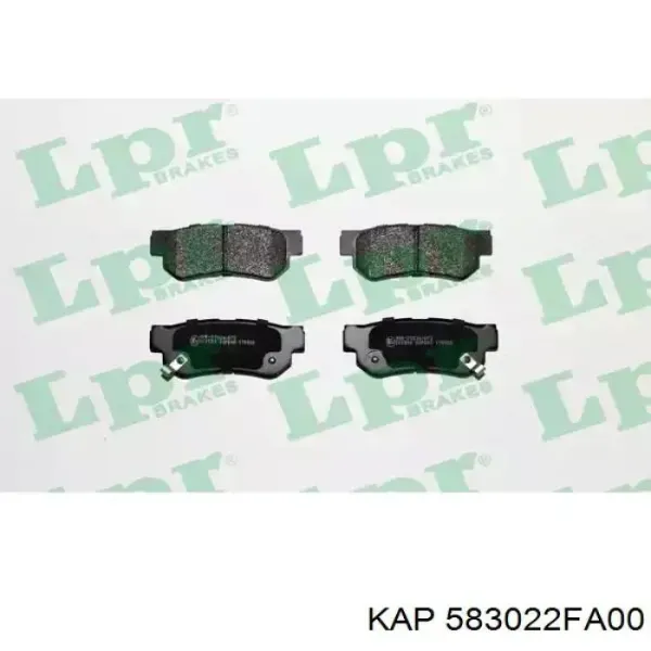 Задние тормозные колодки 583022FA00 KAP