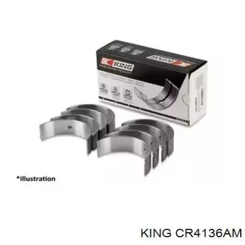 Вкладыши шатунные CR4136AM King