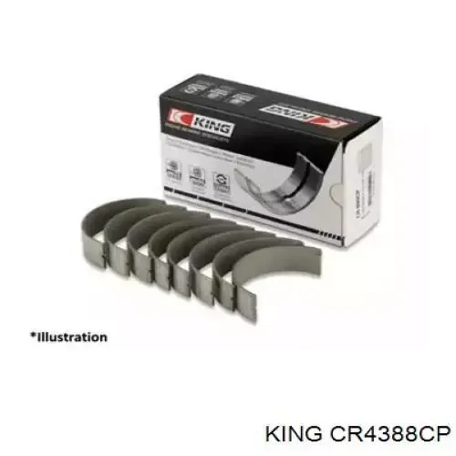 Вкладыши шатунные CR4388CP King