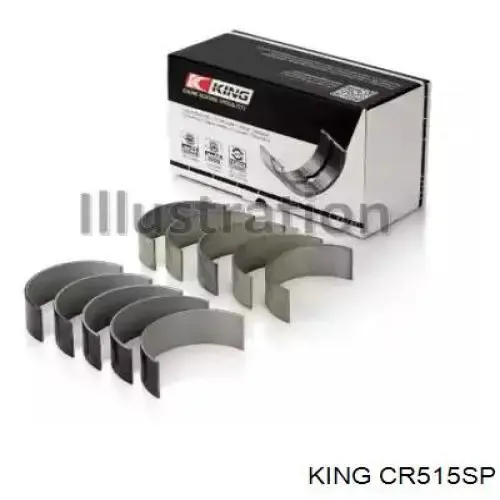 Вкладыши шатунные CR515SP King
