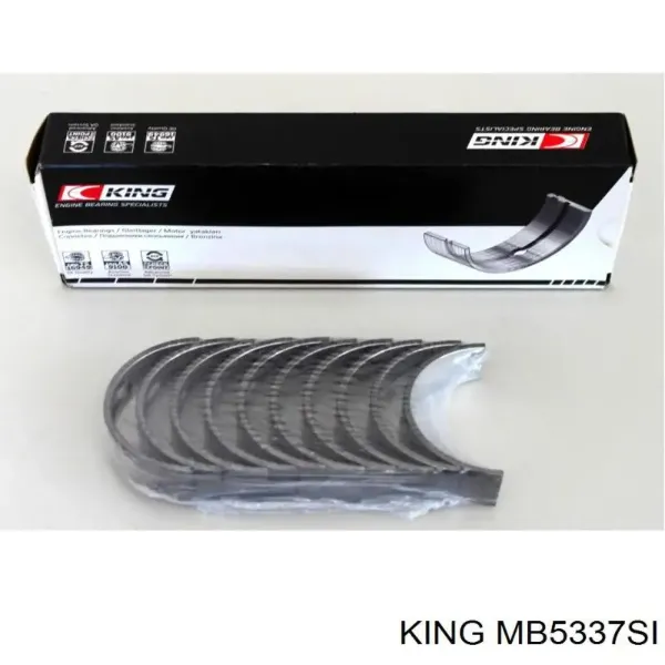 Вкладыши коленвала коренные, комплект, стандарт (STD) MB5337SI King