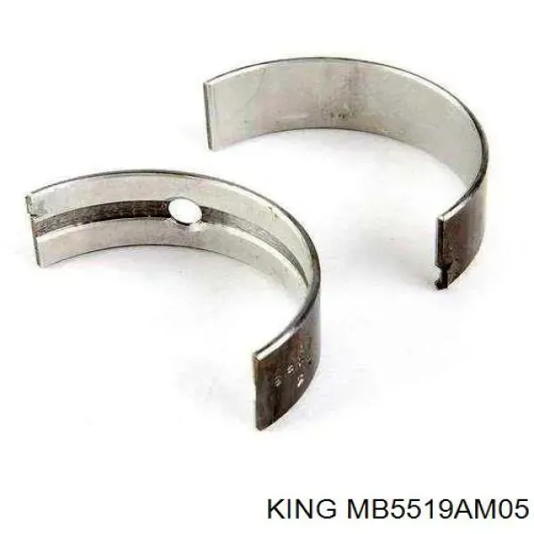 Вкладыши коленвала коренные, комплект, 2-й ремонт (+0,50) MB5519AM050 King
