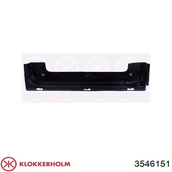 Дверь фургона задняя распашная левая 3546151 Klokkerholm
