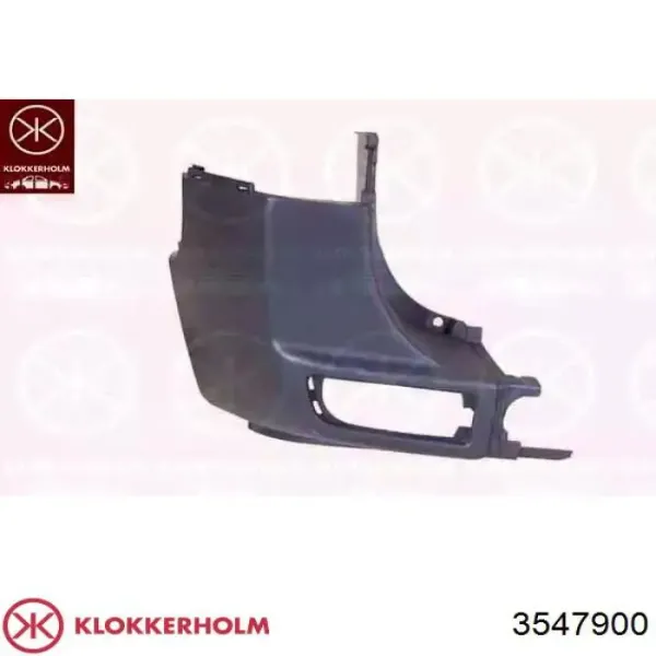 Передний бампер 3547900 Klokkerholm