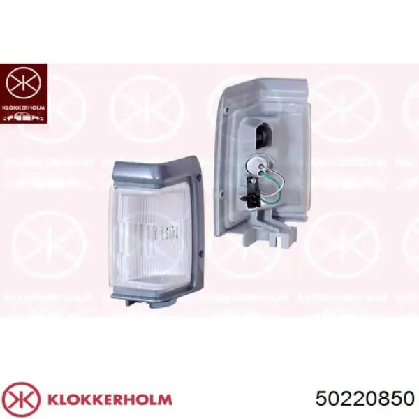 Фонарь подсветки номерного знака 50220850 Klokkerholm