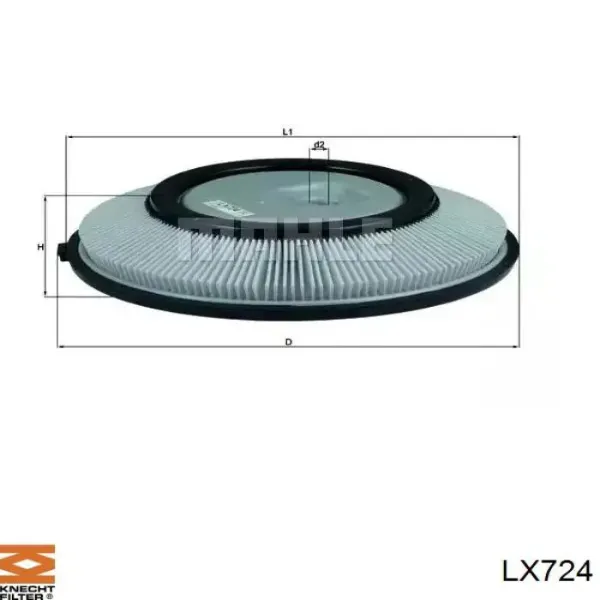 Воздушный фильтр LX724 Knecht-Mahle