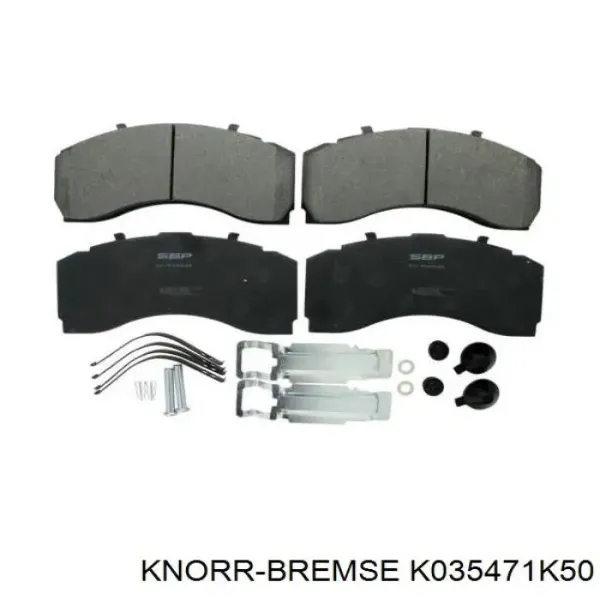 Передние тормозные колодки K035471K50 Knorr-bremse