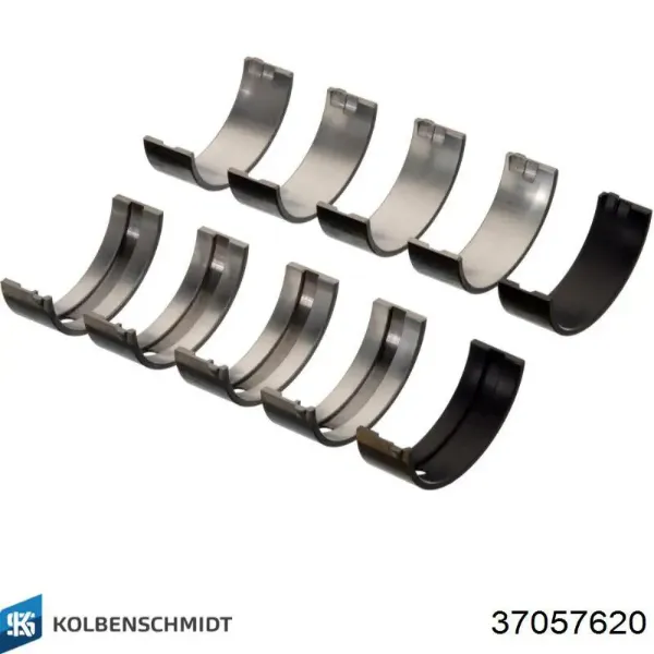 Вкладыши коленвала коренные, комплект, 2-й ремонт (+0,50) 029HS21915050 Mahle Original