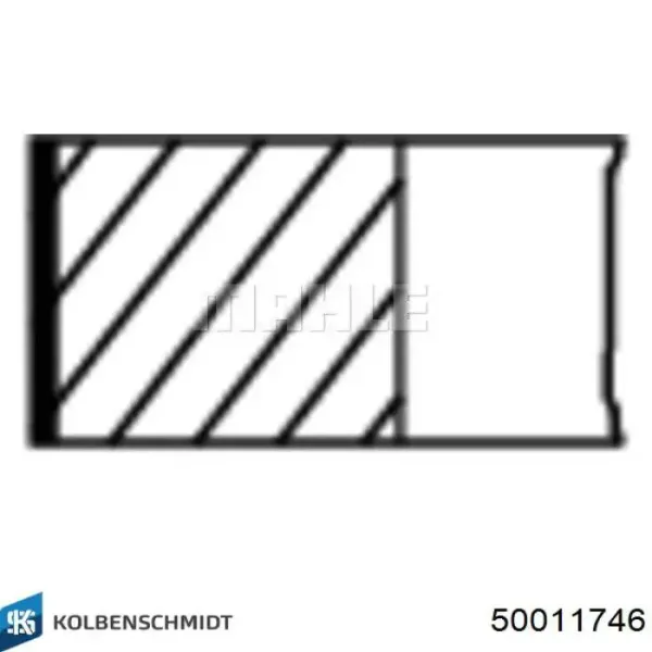 Кольца поршневые 50011746 Kolbenschmidt