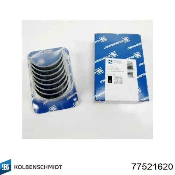 77521620 Kolbenschmidt Вкладыши коленвала шатунные комплект 2-й ремонт