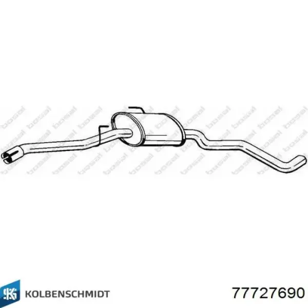 Втулка шатуна 77727690 Kolbenschmidt