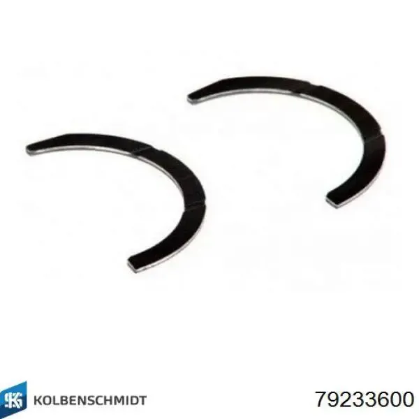 Полукольцо упорное (разбега) коленвала, STD, комплект 029AS20866000 Mahle Original