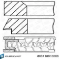 Комплект поршневых колец на 1 цилиндр, стандарт KOLBENSCHMIDT 800118010000