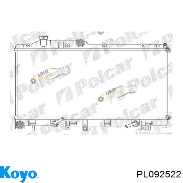 Радиатор PL092522 Koyo