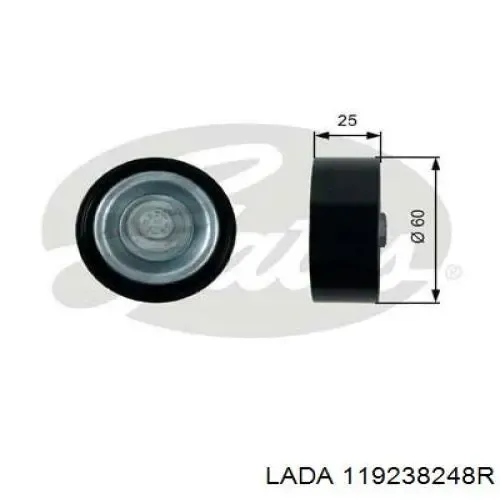 Паразитный ролик 119238248R Lada