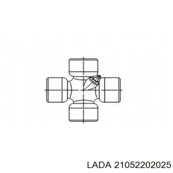Крестовина заднего кардана 21052202025 Lada