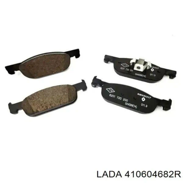 Передние тормозные колодки 410604682R Lada