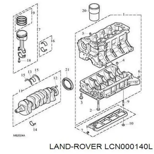  LCN000140L Bearmach