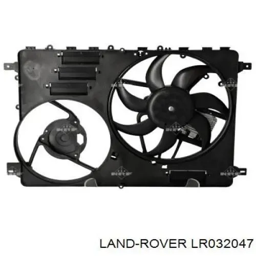 Диффузор вентилятора в сборе с мотором и крыльчаткой LR032047 Land Rover
