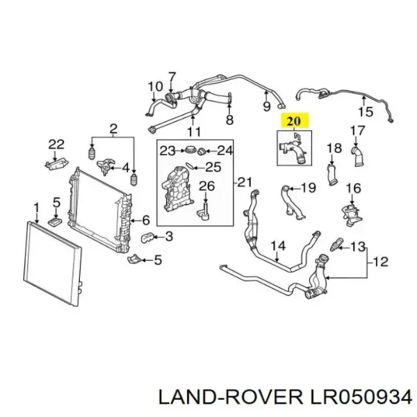  9W838A504BC Land Rover