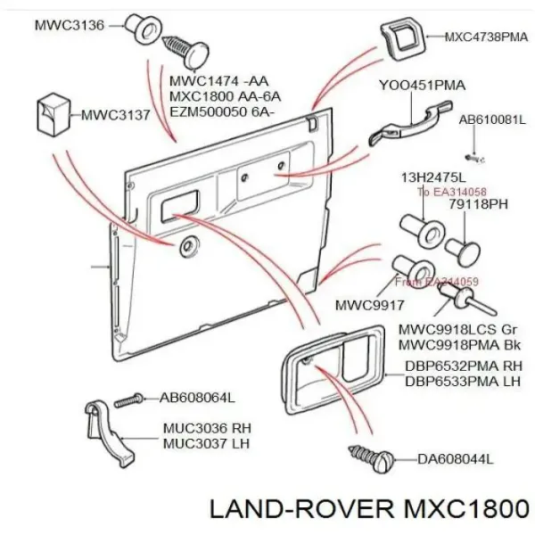 MXC1800 Land Rover