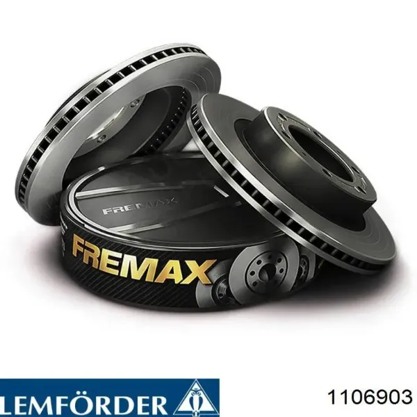 Передние тормозные диски 1106903 Lemforder