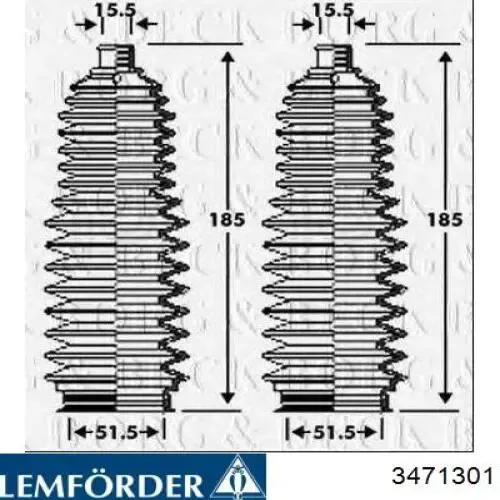 Пыльник тяги Lemforder 3471301 цена, от