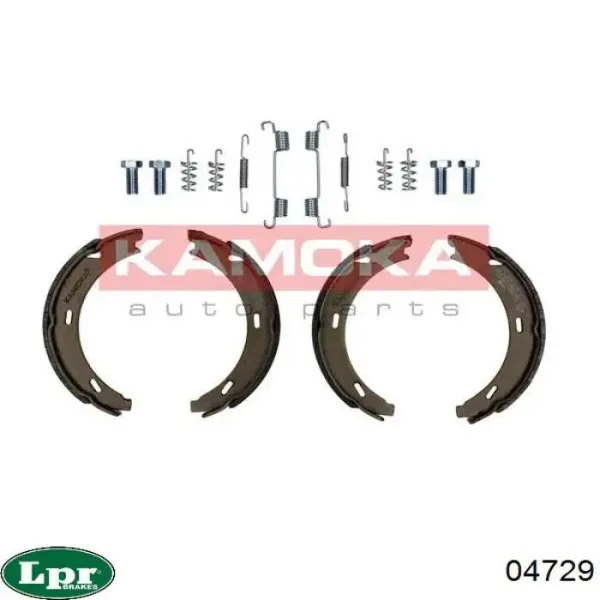 04729 LPR Тормозные колодки ручника
