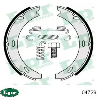Тормозные колодки стояночного тормоза LPR 04729 цена, от