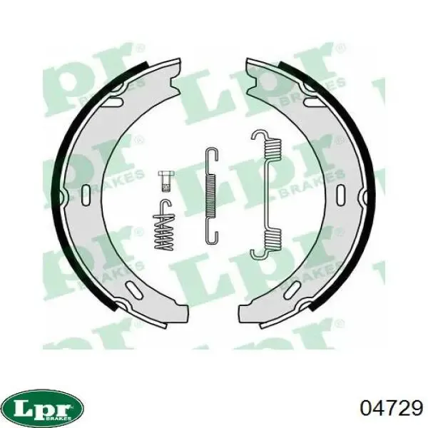 Колодки ручника 04729 LPR
