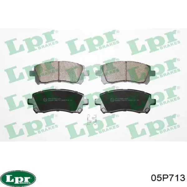 Купить 05P713 LPR Колодки тормозные