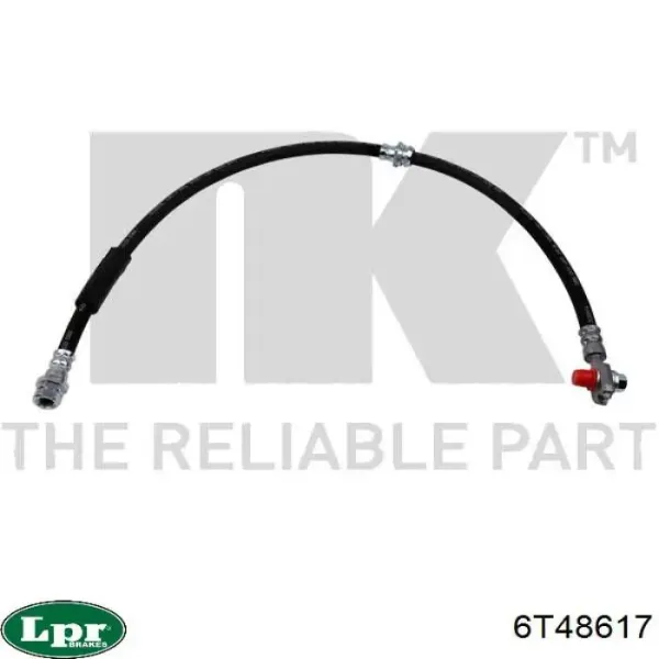 6T48617 LPR Гибкая тормозная трубка передняя